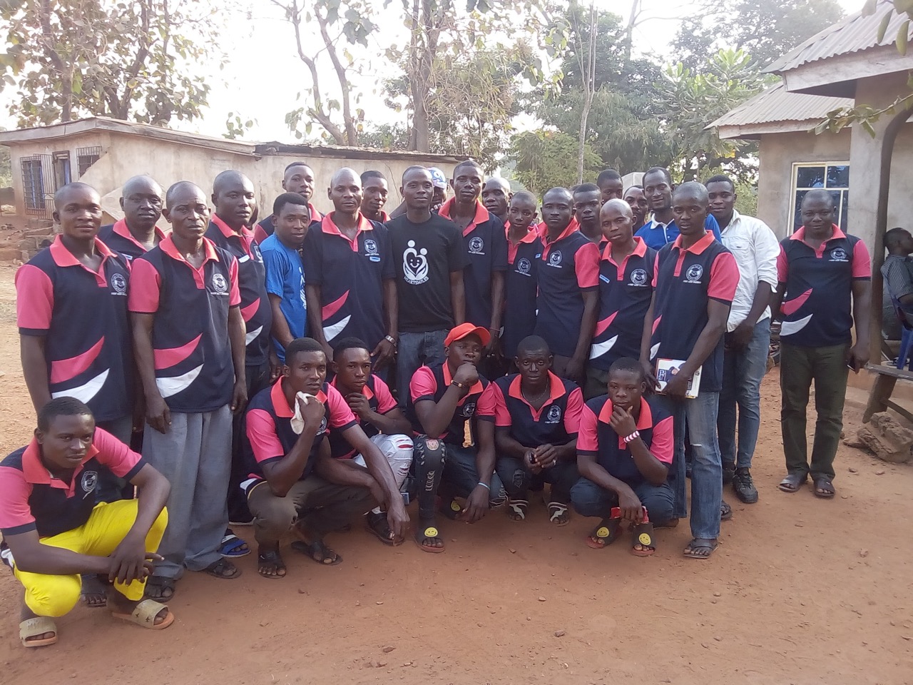 Young people who took part in a community youth outreach program.